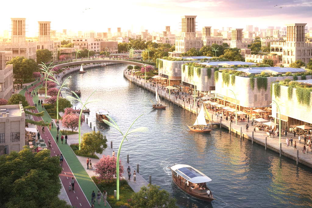 Dubai’s Five Urban Centers: Where the Future is Being Built 1 Deira Bur Dubai Futuristic Image