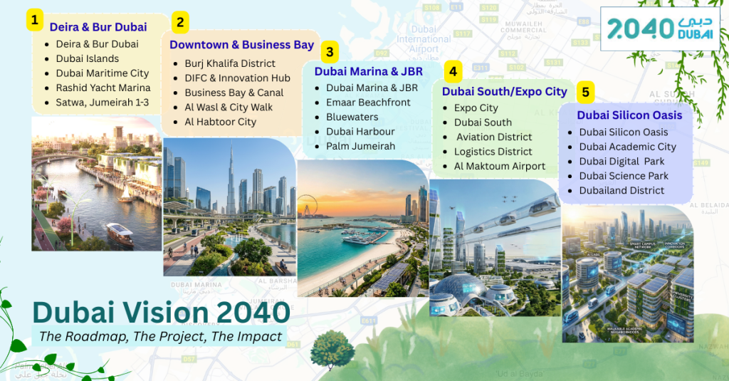Dubai’s Five Urban Centers: Where the Future is Being Built 5 urban centres